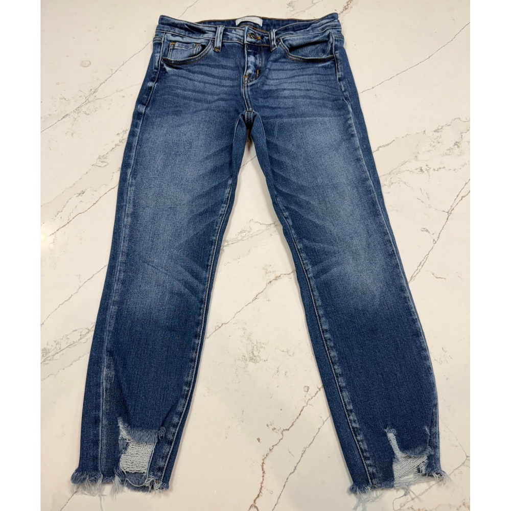 KanCan Low Rise Ankle Skinny Crop Jeans  Size‎ 27 Medium Wash